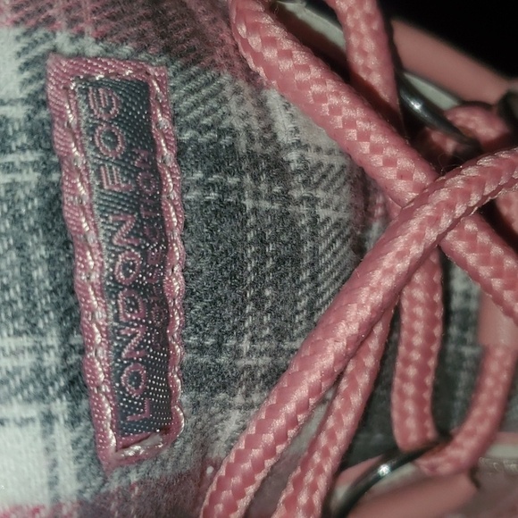 London Fog shoes girls size 6M Lil Tottenham pink / grey boots water res… - Picture 7 of 13